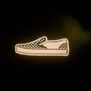 VANS authentic slip on sticker